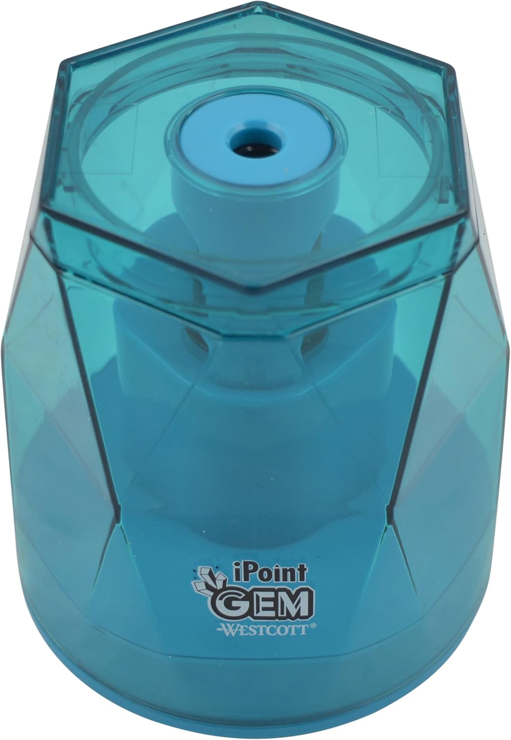 Westcott iPoint® GEM Battery Pencil Sharpener, Neon Green (00577)