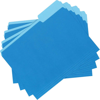 Amazon Basics Manila File Folders, Letter Size, 1/2 Tab in Left and Right Positions, 8.5" x 11", 36-Pack