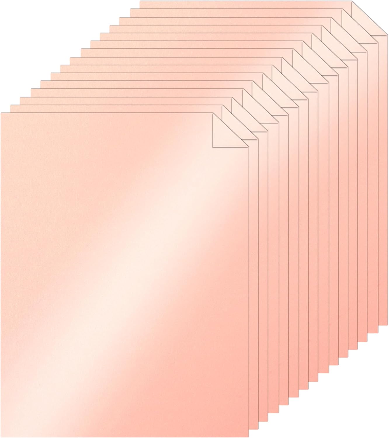 Silunkia 40 Sheets Gold Shimmer Cardstock 8.5 x 11 Certificate Paper, 75lb Craft Paper Card Stock for Cards Making, Birthday Decorations, Wedding Invitations, Greeting Cards
