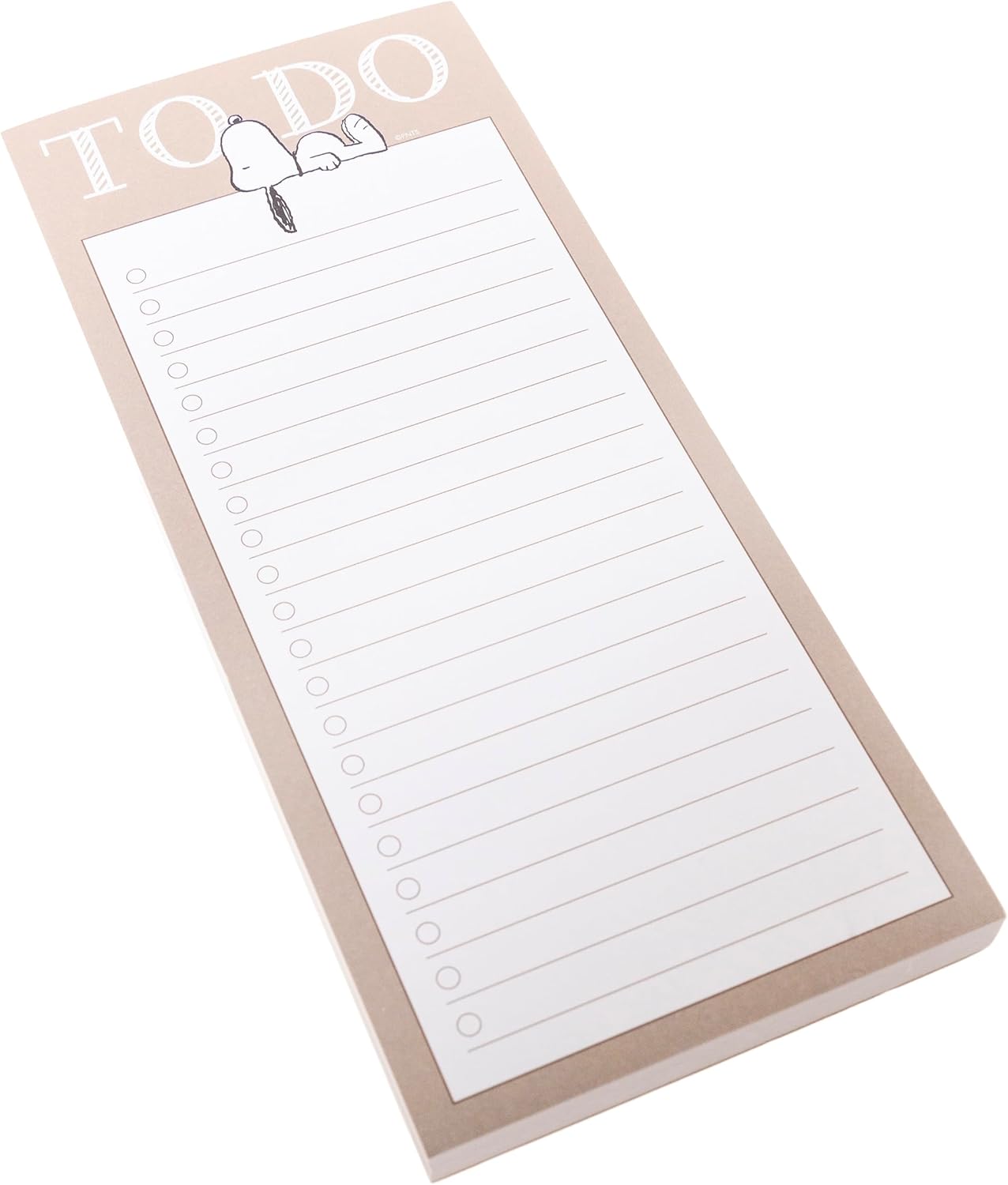 Graphique Magnetic Notepad - Peanuts Gang Grocery and Shopping List - Fun Decorative To-Do List - Perfect House Warming Gifts - 100 Tear off Sheets (4" x 9.25" x .5")