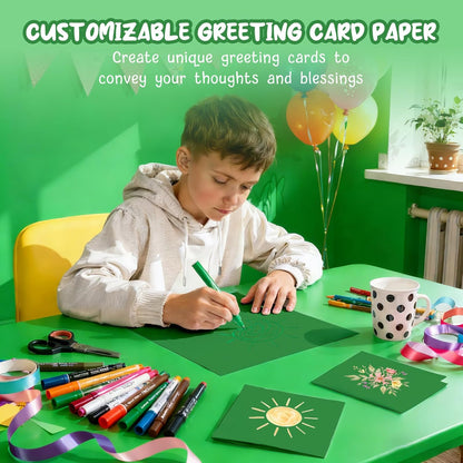 40 Sheets Cream Cardstock Paper 8.5 x 11, Ivory Cardstock Printer Paper 8.5x11, Off White Card Stock Paper 8.5 x 11, 200 GSM Construction Paper for DIY Cards, Greeting Cards, Wedding Invitations