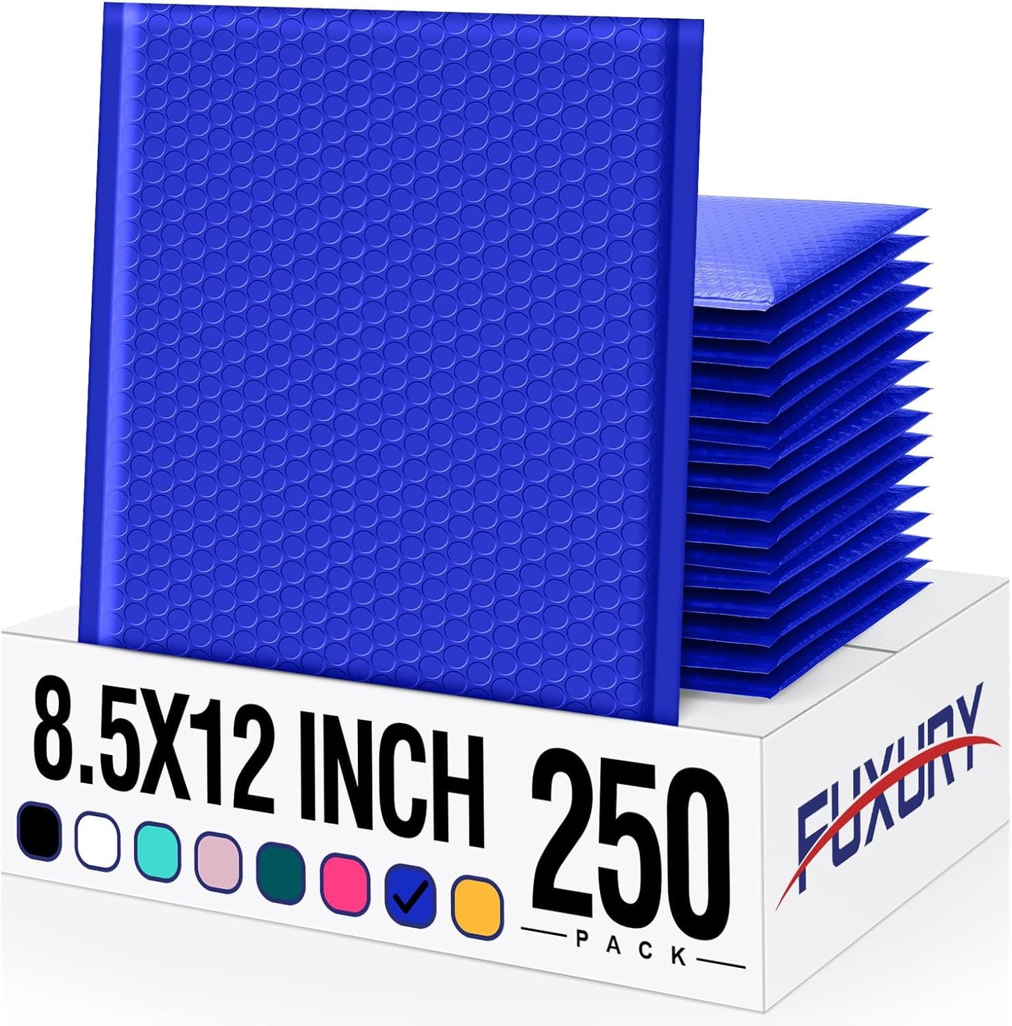 Fuxury Bubble Mailers 10.5x16 Inch 40 Pack Self Seal Padded Envelopes Waterproof Mailing Envelopes Bubble Padded Cushioning Padded Mailers Bubble Bags for Packaging Small Business Large #5 Black