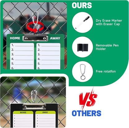 Basketball Dry Erase Coaches Clipboard, Basketball Clipboard for Coaches Double-Sided Basketball White Board for Coaches Writable and Erasable Basketball Dry Erase Board for Coaches Gift