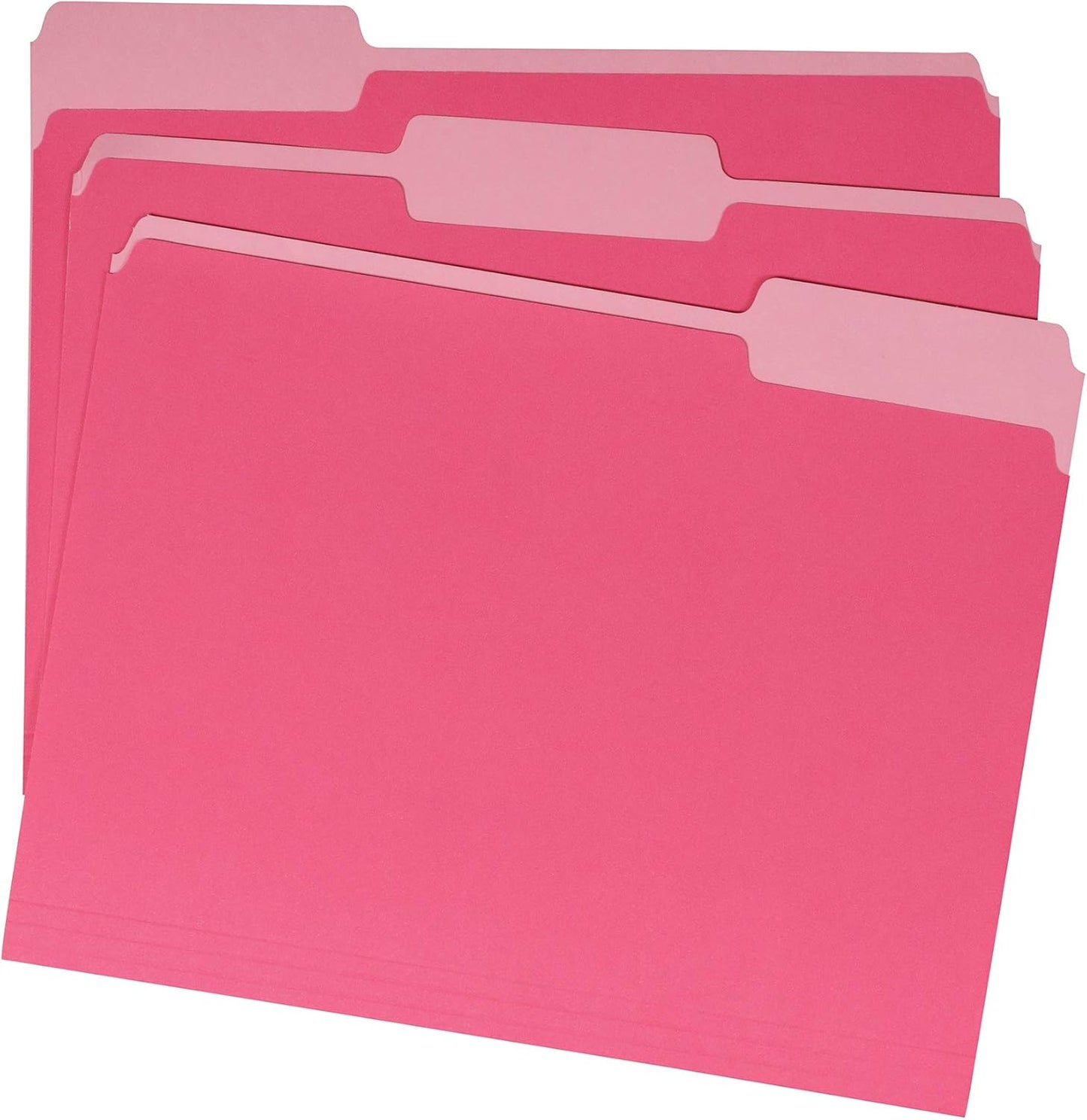 Amazon Basics Manila File Folders, Letter Size, 1/2 Tab in Left and Right Positions, 8.5" x 11", 36-Pack