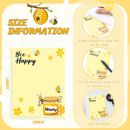 Gilprop 24 Pack Cat Sticky Notes Gift 3x4 Inch Cute Self Stick Notepads Adhesive Cartoon Cat Memo Pad Fun Kawaii Animal Sticky Notes for Teacher Women Valentines Office Home Christmas Pet Lover Gift