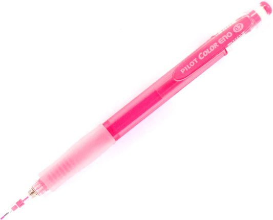 Pilot Color Eno Pink Set, 0.7mm Mechanical Pencil + Mechanical Pencil Lead 0.7mm, Pink, 10 Leads(Japan Import)