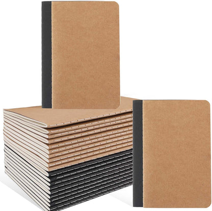Oucaru 48PCS Pocket Notebook, 3.5" x 5.5", 8 Color, 52 Pages Blank Notebook Mini Notebook Journal, Small Notebook Memo Notepad for Students, Traveler, School Supplies