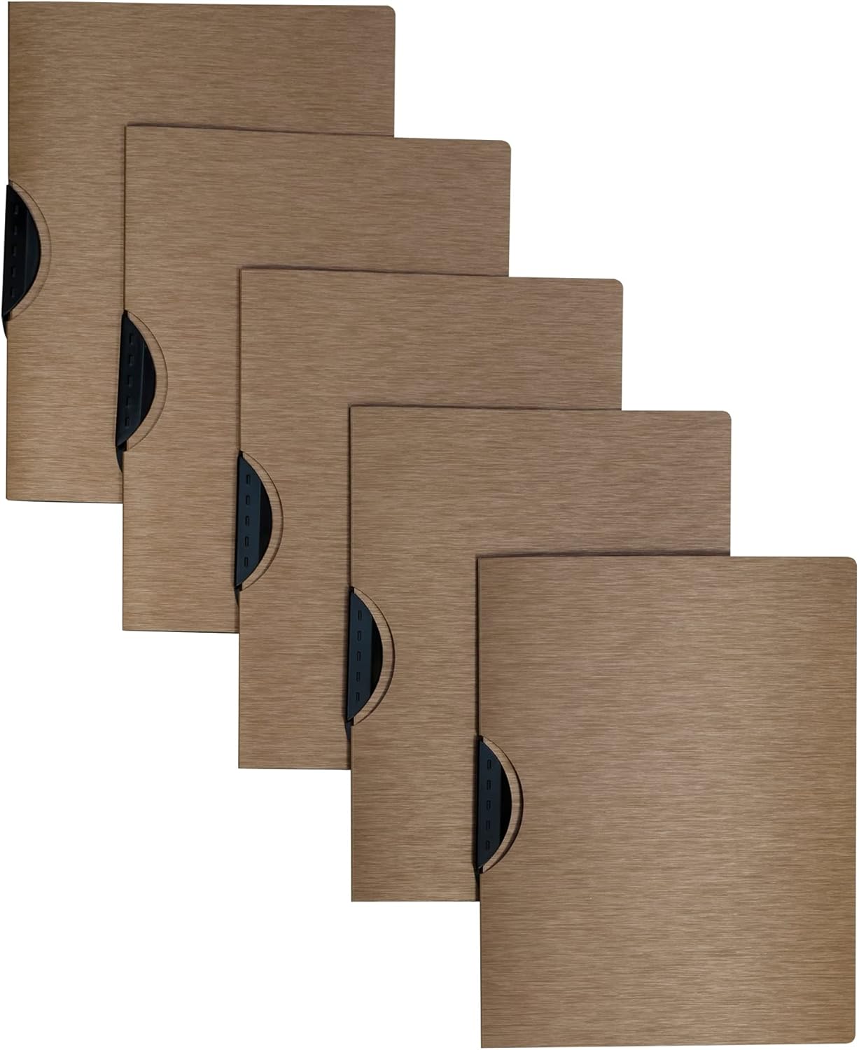 C-Line Modern Metallic Executive Style Report Cover, Blackened Bronze, Pack of 5 (33316), 1 1/4" x 9" x 11 3/4"