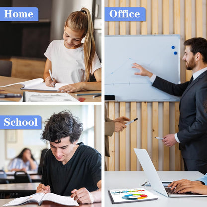 13 Pack Report Covers with Sliding Bar, Clear Report Covers for A4 and Letter Size Paper, Presentation Folders Resume Document Covers for School Office, Black