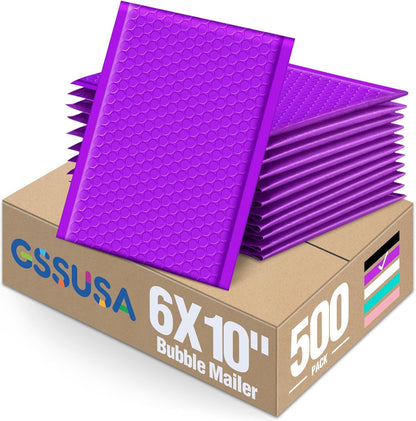 GSSUSA Black Bubble Mailers 4x8 Inches 50 Pack, Usable Size 4X7" Bubble Envelopes for Small Business, Padded Envelope, Shipping Mailers, Packaging Bags, Mailing Envelopes, Shipping Supplies