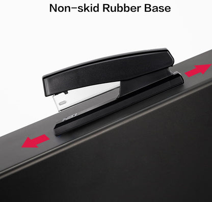 Deli Stapler, Desktop Staplers with 640 Staples, Office Stapler, 25 Sheet Capacity, White