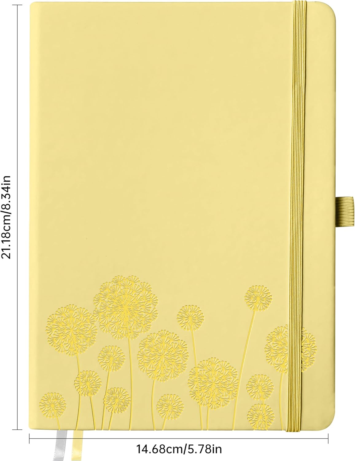 Notebook Journal for Women,A5 Hardcover Leather Journaling Notebooks for Work,200 Pages Travel Journal for Women Men with Pen Holder and Ribbon,5.78"×8.34"(Turquoise)