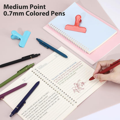 10 Pieces Gel Ink Pen Refills Replaceable Ballpoint Black Ink Pen Refills Extra Fine Point 0.5mm Smooth Writing for Office School Supplies (Black Ink)