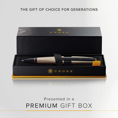 Cross Edge Matte Black Lacquer Gel Rollerball Pen