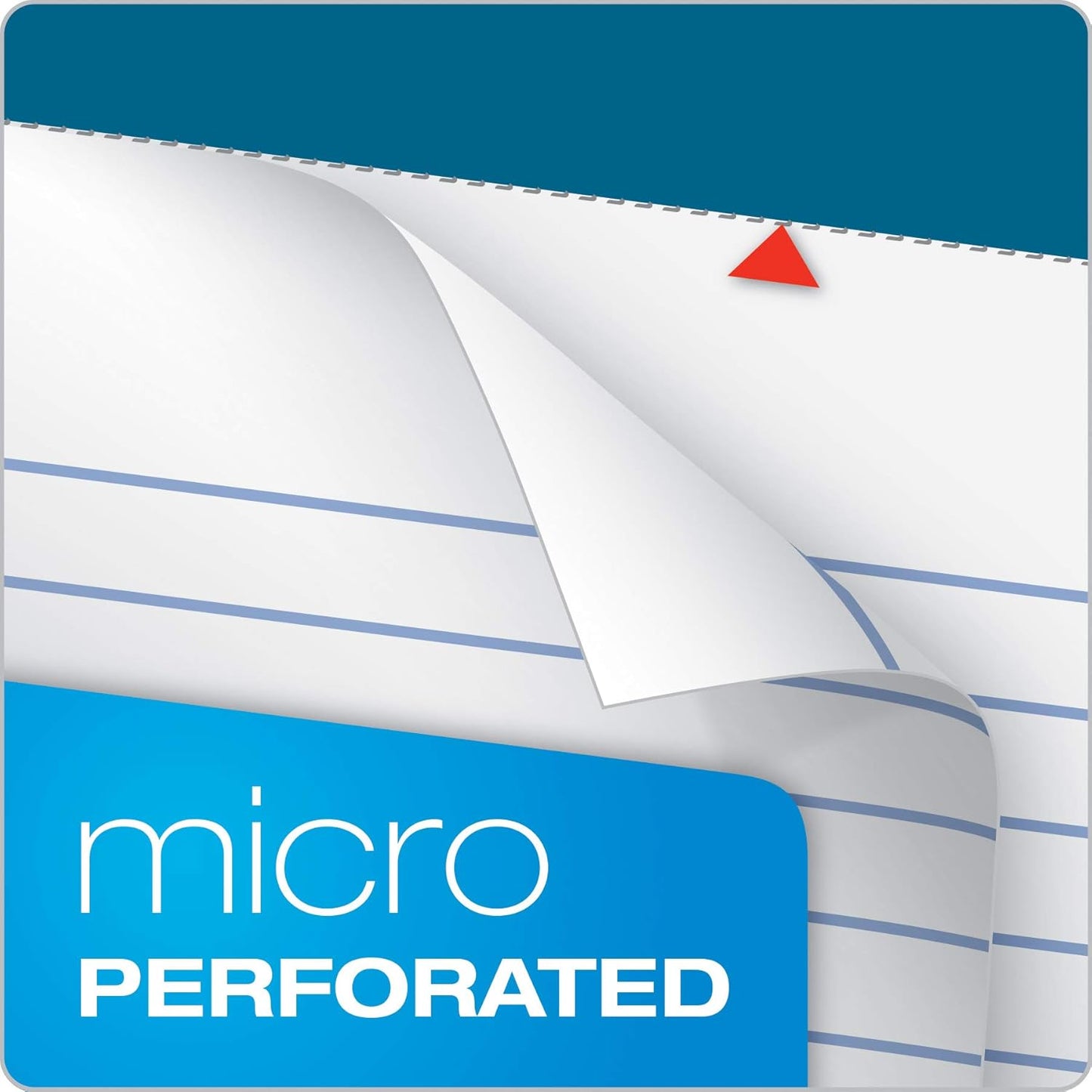 TOPS Docket Writing Pads, 8-1/2" x 14", Legal Rule, White Paper, 50 Sheets, 12 Pack (63590)