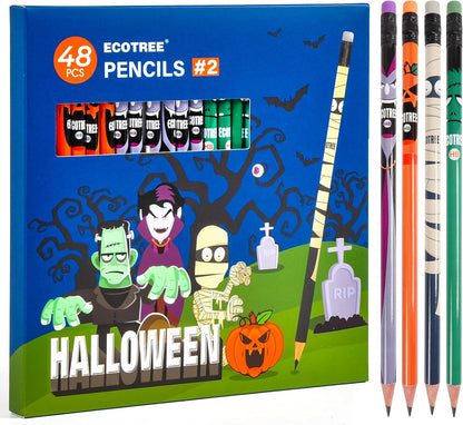 ECOTREE Pencils #2 Pre-Sharpened Pencils for Kids Number 2 Pencil with Erasers for School, Writing, 12 Count