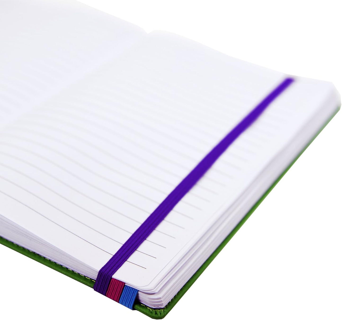Samsill Large Hardcover Notebook, 240 Lined Notebook Pages, Black, 7.5 x 10 Inch