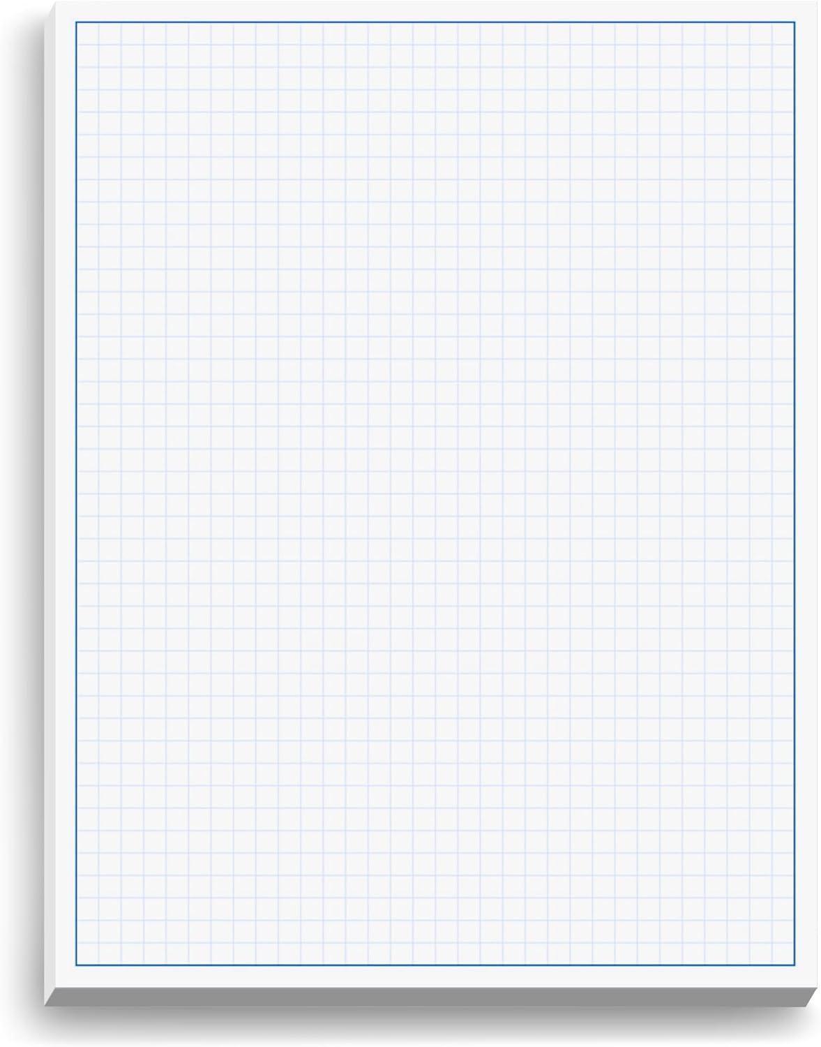 Graph Paper Pad for Blueprint Drawings, Drafting, Engineering Drawing, and Planning - Graph Paper 11x17 Blueprint Quadrille Grid Paper Pads with Blue Lines, High Brightness 50 Sheets (1-Pack)