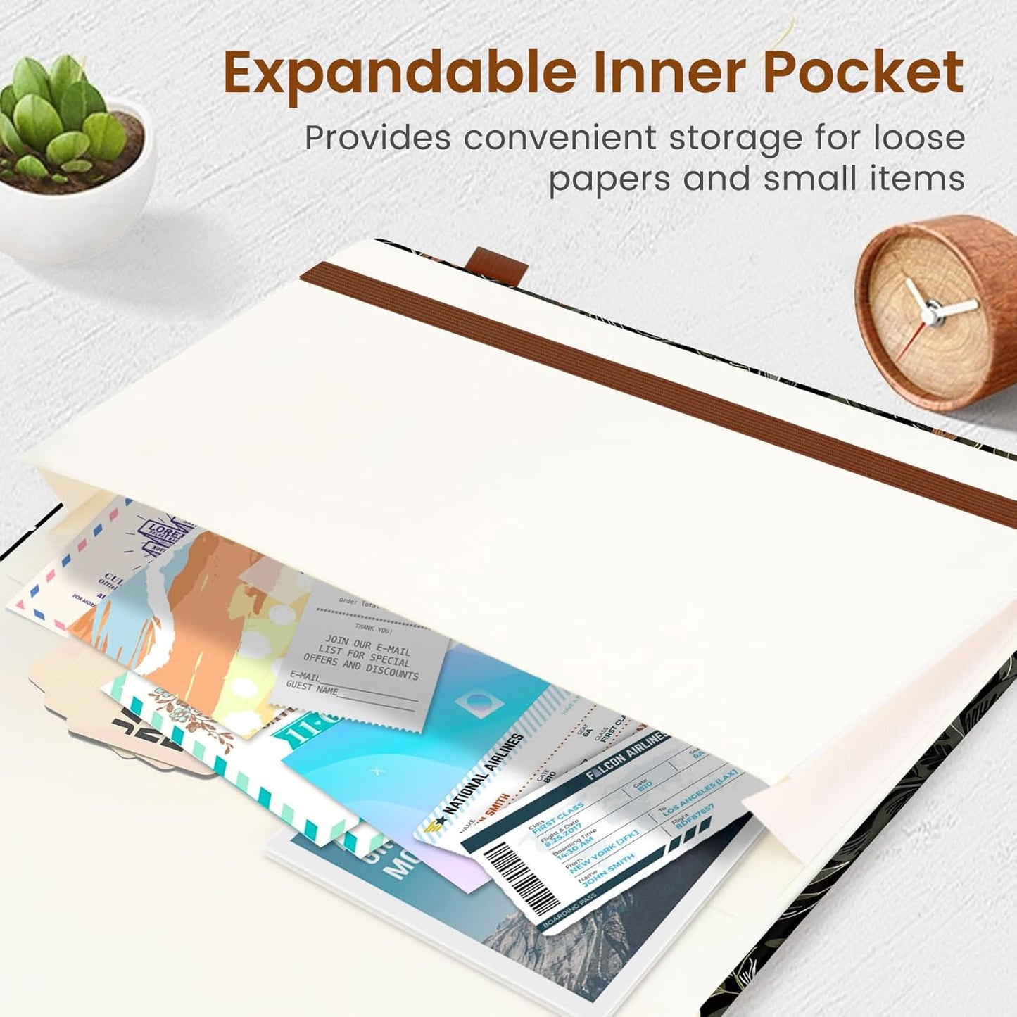Taja Aesthetic Lined Journal for Women, Pretty 6" x 8" Notebook for Work & Note with 160 College Ruled Pages, Hardcover Leather Notebook for Journaling, Note Taking, Bible Study, Hummingbird