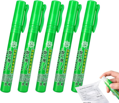 Privacy Cover Spray Pen for Thermal Paper Receipts & Shipping Labels, 10ml Correction Fluid Pen for Covering Personal Information on Documents, Packages and Labels