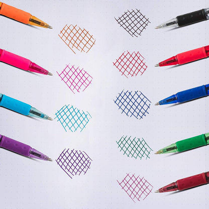 Pentel RSVP Ballpoint Pen, (1.0mm), Medium Line, Assorted Ink, Pack of 8 (BK91CRBP8M)