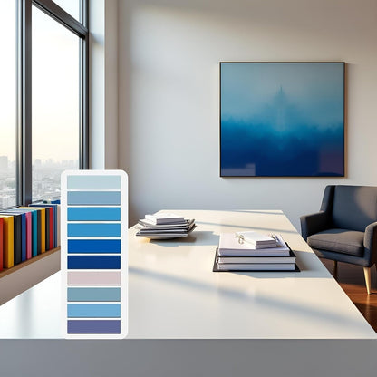 Jowxsx 200 Blue Sticky Index Tabs, Writable & Repositionable Page Markers