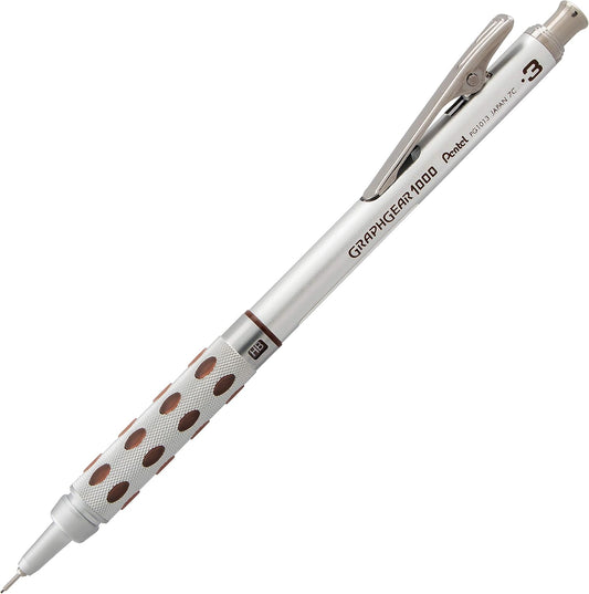 Pentel GraphGear 1000 Mechanical Pencil, (0.5mm) Point Size, Black Barrel, 1 Each (PG1015A)