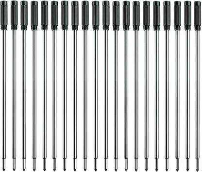 Black Ink Refills (10pcs), Replaceable Pens Refills, 1mm Medium Tip - Black
