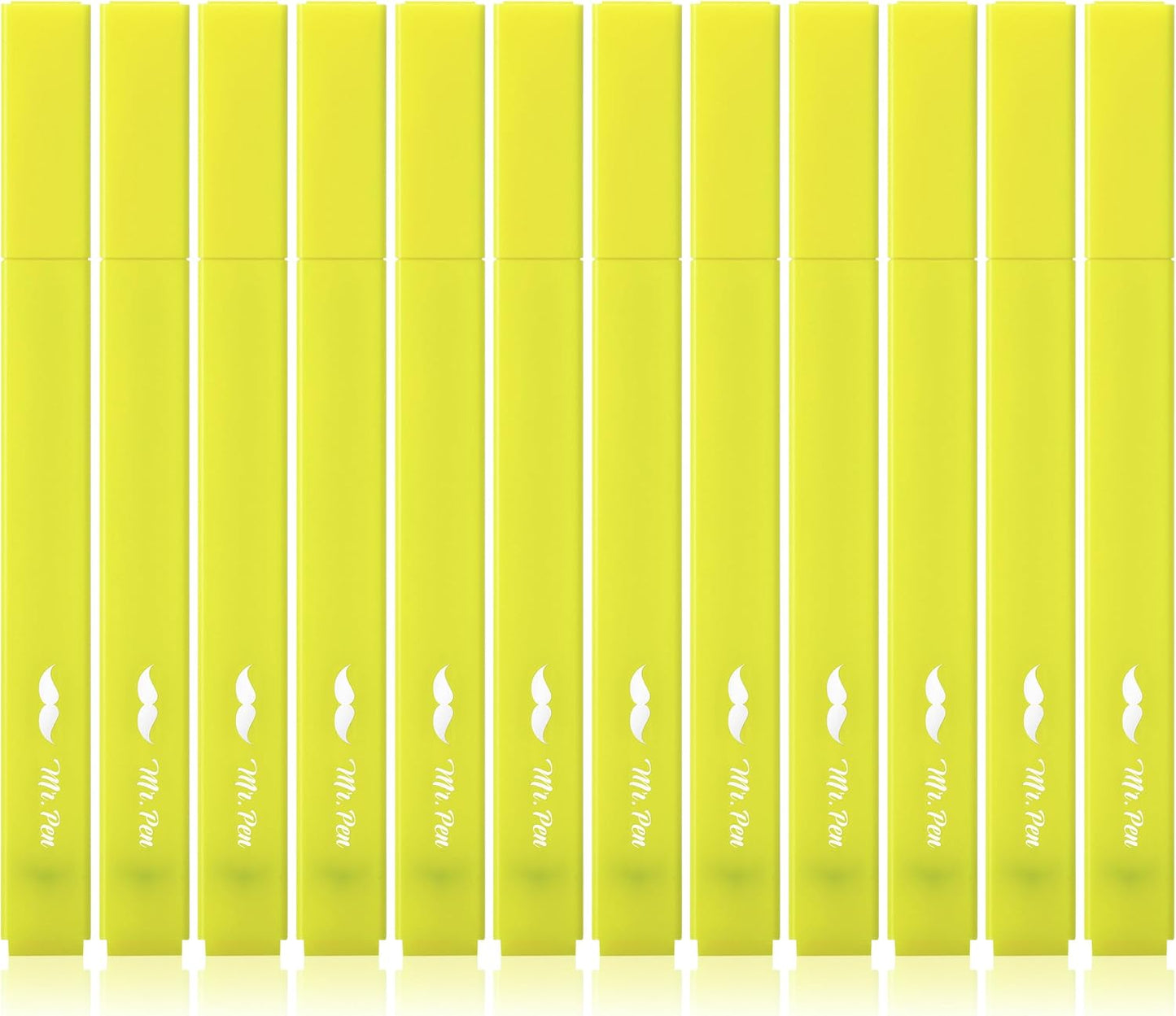 Mr. Pen- Yellow Aesthetic Bible Highlighters No Bleed Through Bulk, 20 pcs, Chisel Tip, Cute Highlighter for Journaling Supplies and School Accessories, Bible Highlighters and Pens No Bleed