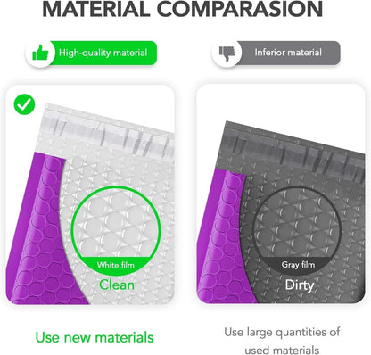 Fuxury Bubble Mailer 6x10" 100 Pack White Bubble Mailers Usable Size 6x9" Self Seal Padded Mailing Envelopes Opaque Bubble Padded Mailer for Small Business Mailing Jewelry Makeup Small Items