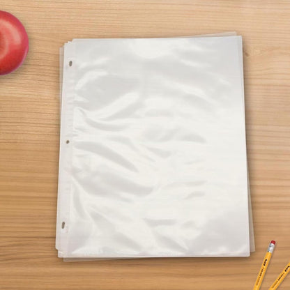 School Smart Top Load Heavyweight Polypropylene Non Glare Sheet Protectors - Pack of 50 - Clear - 084904
