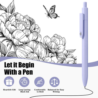 Piochoo Calligraphy Pens,8 Size Calligraphy Pens for Writing,Brush Pens Calligraphy Set for Beginners, Hand Lettering Pens