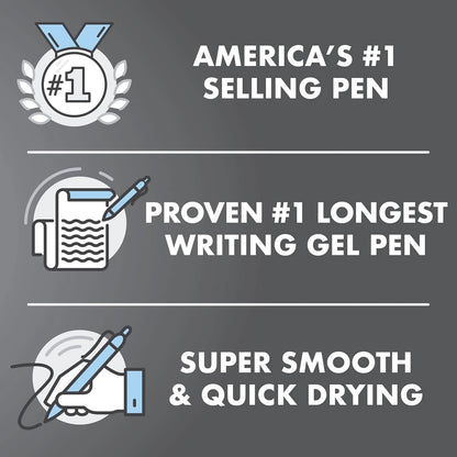 PILOT G2 Premium Refillable and Retractable Rolling Ball Gel Pens, Ultra Fine Point, Black Ink, 12-Pack (31277)