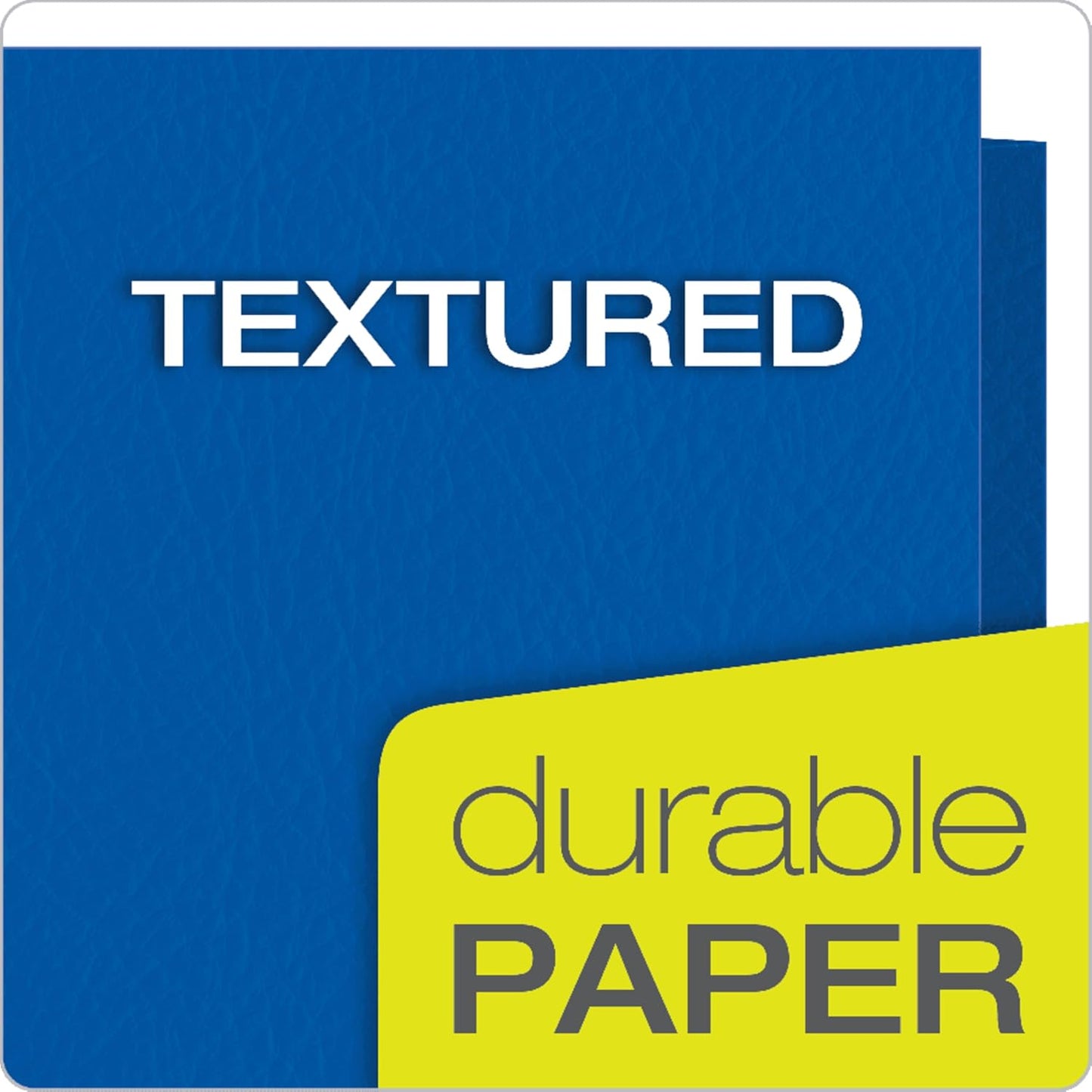 Oxford Twin-Pocket Folders, Textured Paper, Letter Size, Dark Blue, Holds 100 Sheets, Box of 25 (57538EE)