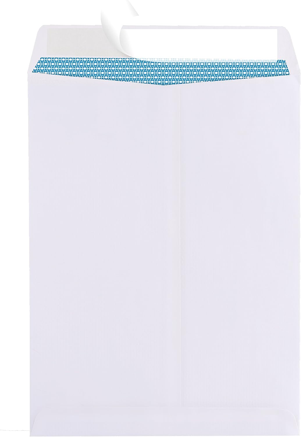 Aimoh 100 9 x 12 SELF Seal Security White Catalog Envelopes - 28lb - Security Tinted, Ultra Strong Quick-Seal, 9x12 inch (38100)