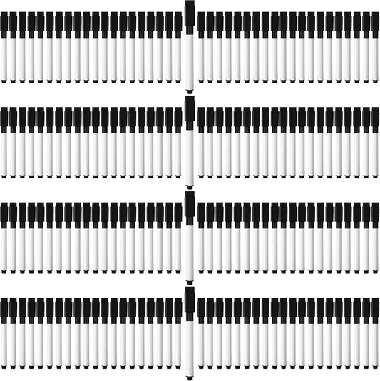 Kosiz 200 Pcs Magnetic Dry Erase Markers Fine Point Tip Whiteboard Markers with Eraser Cap Magnetic Dry Erase Pens Erasable Pens for Whiteboard Boards (Colorful)