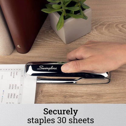 Swingline Stapler, 30 Sheet Capacity, 747 Business Stapler, Jam Free, Metal, Rio Red (74736)