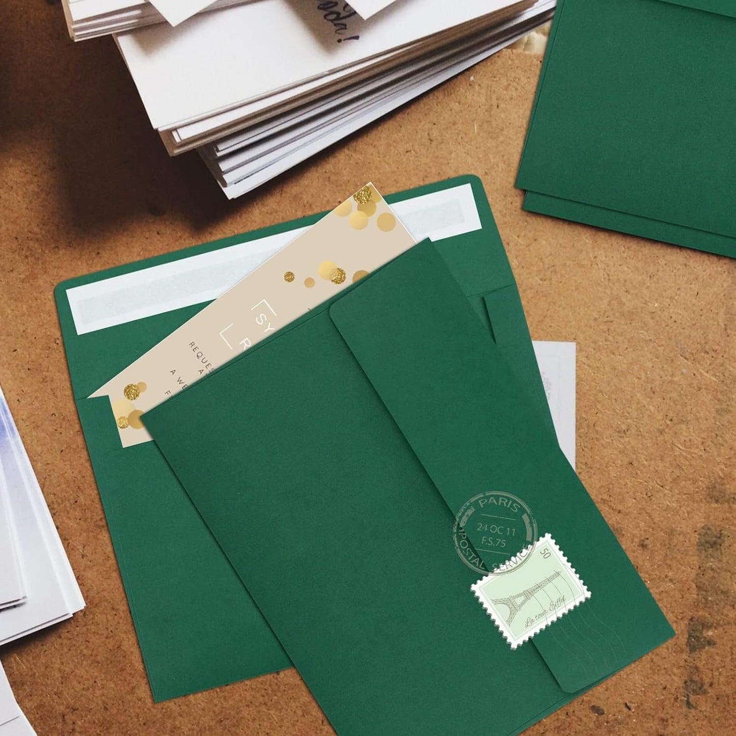 Joyberg 72 Packs #10 Envelopes, Business Envelopes, Envelopes Self Seal, Security Envelopes, Peel and Seal Closure, Size 4-1/8 X 9-1/2 Inches, White, 26LB