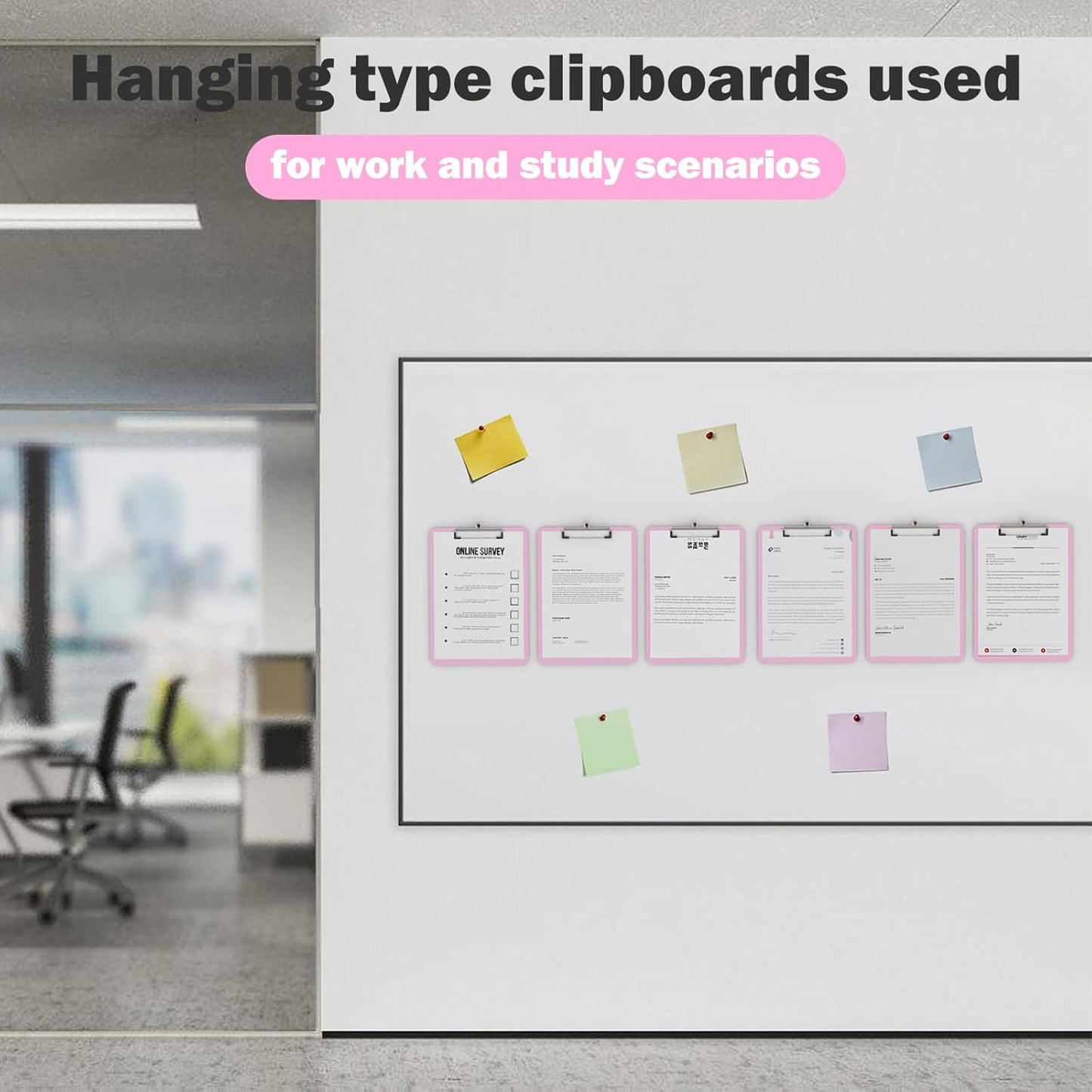 Plastic Clipboards 2 Pack, A4 Black Clip Board 8.5x11 for Classroom, Students, Kid, Woman, Size 9" x 12.5" with Low Profile Clip, Office & School Supply