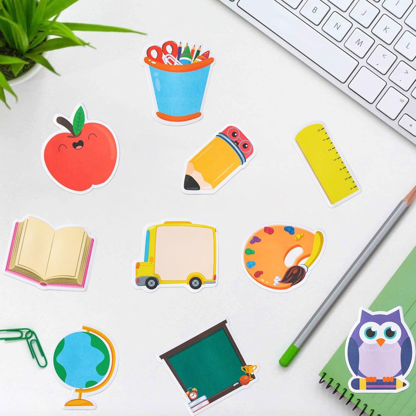 Xqumoi 30 Pack Teacher Sticky Notes - Funny Coffee Cup Self Sticky Notepads Writing Memo Pads for Teacher Appreciation Back to School Office Supplies Coffee Lover Gift Party Favors Goodies Bag Fillers