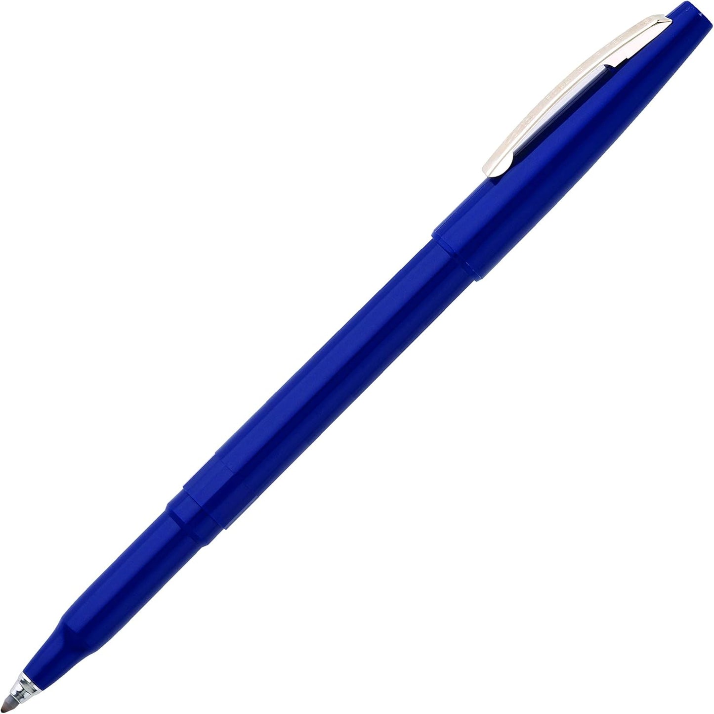 Pentel Rolling Writer Pen, 0.8 Millimeter Cushion Ball Tip, Black Ink, Box of 12 (R100-A)