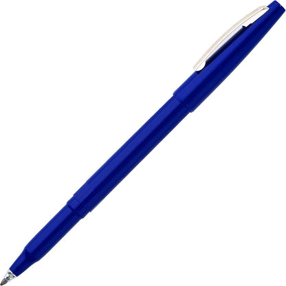 Pentel Rolling Writer Pen, 0.8 Millimeter Cushion Ball Tip, Black Ink, Box of 12 (R100-A)