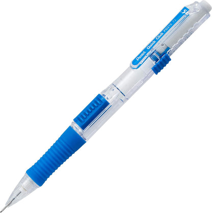 Pentel Quick Click Mechanical Pencil, (0.7mm), Medium, Black Barrel, Box of 12 Pencils (PD217A)