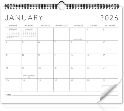 Beautiful 2026 Wall Calendar - Runs from January 2026 until July 2027 - Large 14.5" x 11.5" Office Wall Calendar for Easy Organizing