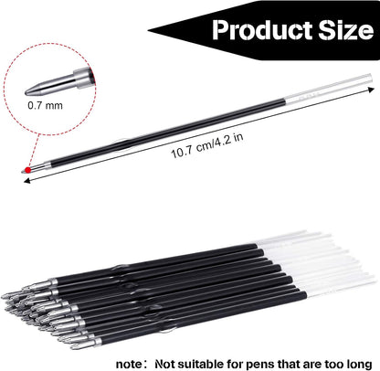 30 Pieces Ink Pen, Ballpoint Pen Refills Replacement Ballpoint Black for Retractable Pens Office College School Supplies (Blue,0.7 mm)