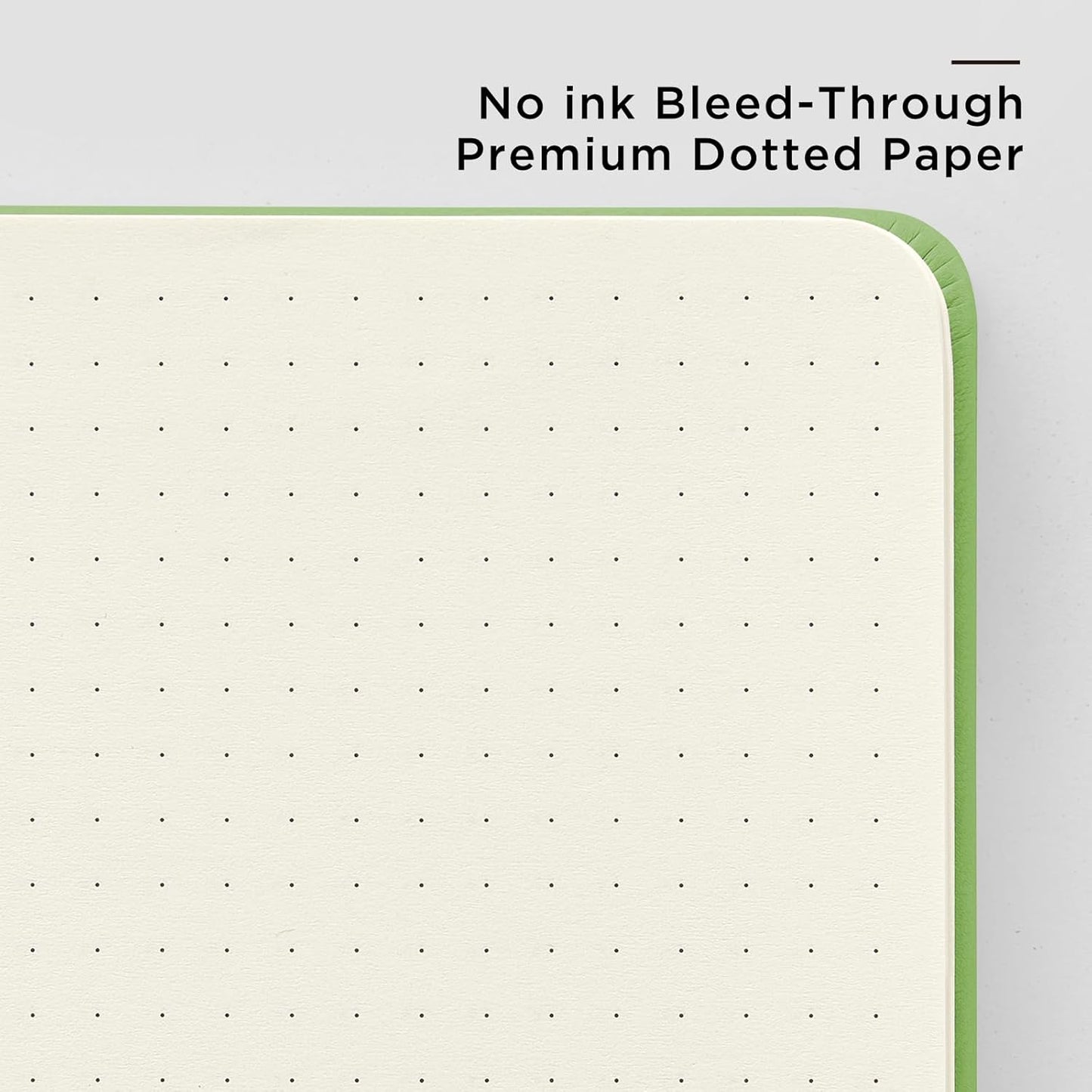 &And Per Se Lined Journal Notebook, 160 Pages, A5 5.7 x 8 inches College Ruled Thick Paper Notebook Journals for Writing, Hardcover Notebooks for Women Men Office School (1 Pack, Green) - Colors B