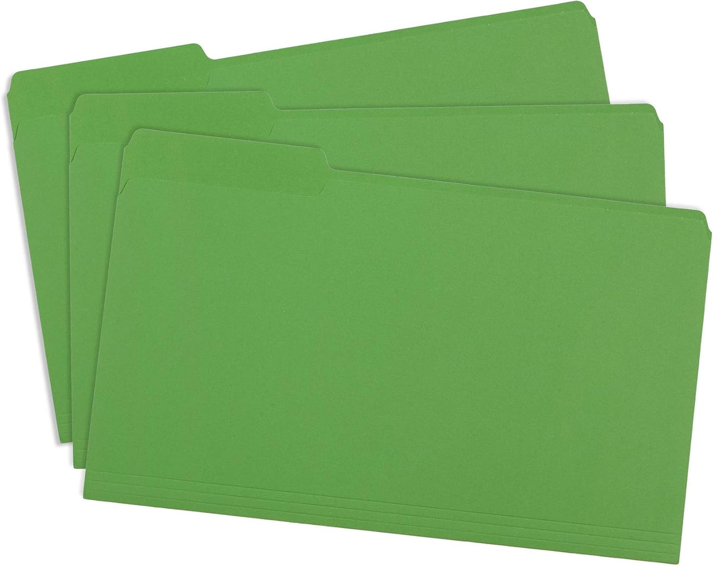Blue Summit Supplies Blue Legal File Folders, Legal Size, 1/3 Cut Tab, Great for Organizing and Easy File Storage, File Folders 100 Count