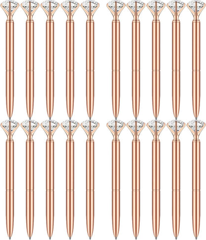 PASISIBICK 3.2 in Black Ink Ballpoint Pen Refills for Metal Diamond Pen(Pack of 20)