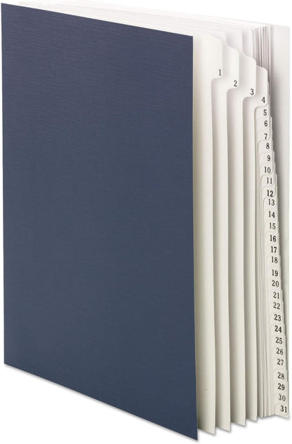 Smead Expandable Office Desk File Sorter, Office Supplies, Alphabetic (A-Z) Desk Organizer, 20 Indexing Dividers, Laminated Tabs, Letter Size, Dark Blue, Office Desk Accessories (89282)