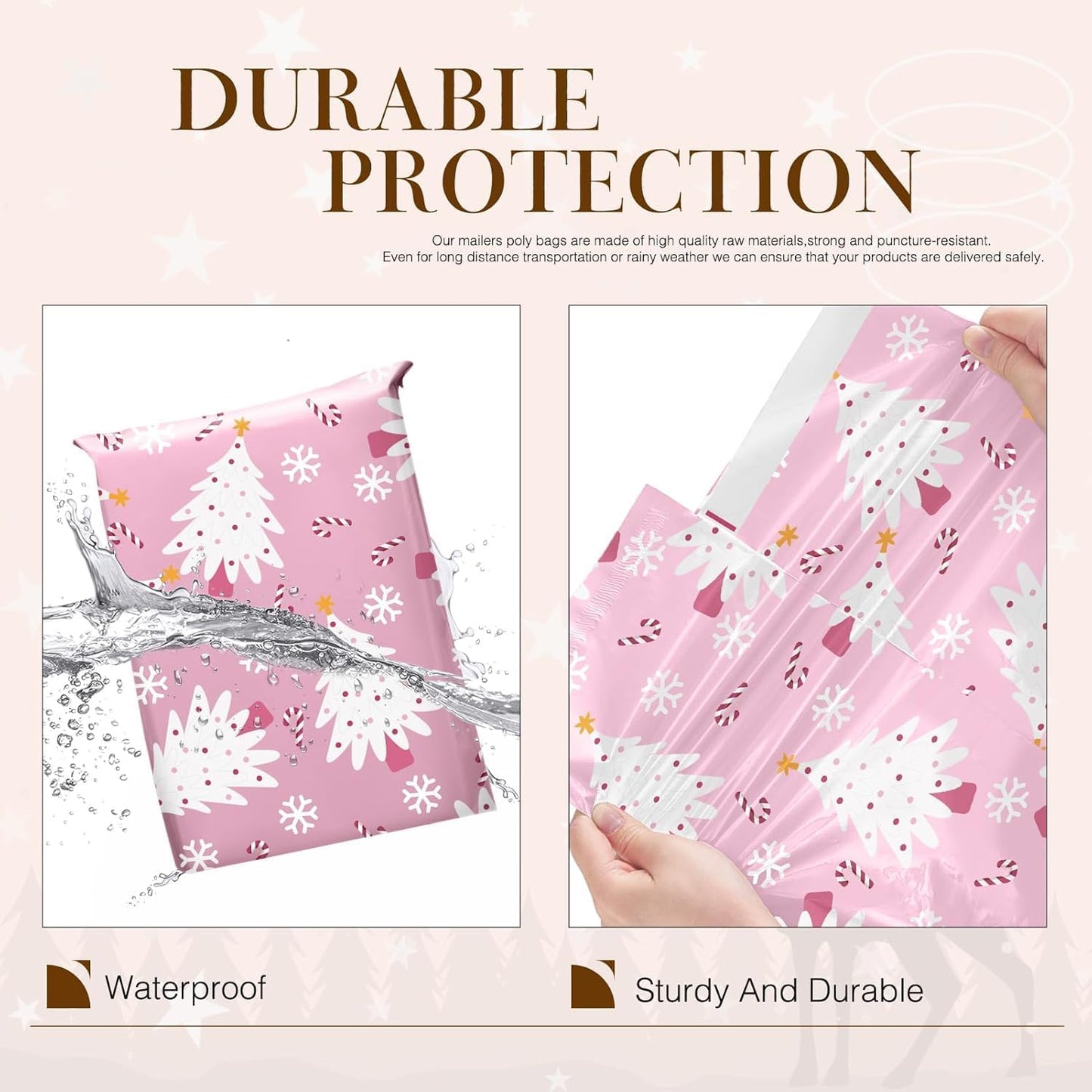Metronic Cute Poly Mailers 10x13" 50pc Small Shipping Bags, Strong Adhesive Mailers Poly Bags for Business, Waterproof Mailing Envelopes for Packing Shipping Clothes Gifts, Gradient BluePink